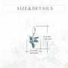 YFN 925 Sterling Silver Animal Earrings for Women Hummingbird/Cat/Highland Cow/Sea Turtle Dangle Earrings Jewelry for Christmas, Valentine’s Day, Mother’s Day, Birthday – Gift Box Included(Hummingbird  Abalone  01)
