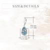 YFN 925 Sterling Silver Animal Earrings for Women Hummingbird/Cat/Highland Cow/Sea Turtle Dangle Earrings Jewelry for Christmas, Valentine’s Day, Mother’s Day, Birthday – Gift Box Included(Hummingbird  Turquoise  01)