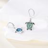 YFN 925 Sterling Silver Animal Earrings for Women Hummingbird/Cat/Highland Cow/Sea Turtle Dangle Earrings Jewelry for Christmas, Valentine’s Day, Mother’s Day, Birthday – Gift Box Included(Turtle)
