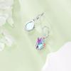 YFN 925 Sterling Silver Animal Earrings for Women Hummingbird/Cat/Highland Cow/Sea Turtle Dangle Earrings Jewelry for Christmas, Valentine’s Day, Mother’s Day, Birthday – Gift Box Included(Hummingbird  Moonstone  01)
