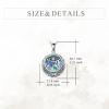 YFN Egyptian Necklace Sterling Silver Egypt God Pendant Abalone Shell Egypt Jewelry Gifts for Women Men(Eyes of Horus)