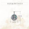 YFN Egyptian Necklace Sterling Silver Egypt God Pendant Abalone Shell Egypt Jewelry Gifts for Women Men(Pharaoh)