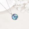 YFN Egyptian Necklace Sterling Silver Egypt God Pendant Abalone Shell Egypt Jewelry Gifts for Women Men(Thoth)