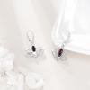 YFN Lotus Flower Earrings Sterling Silver Birthstone Lotus Leverback Dangle Drop Earrings Jewelry Gifts for Women(J. Oct)