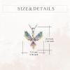 YFN Phoenix Necklace for Women Sterling Silver Nirvana of Phoenix Rising Bird Pendant Jewelry Gifts for Women